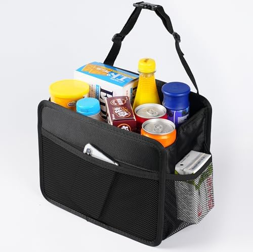Car Seat Back Organizer Hanging Bag Foldable Backseat Storage Caddy - Image 7