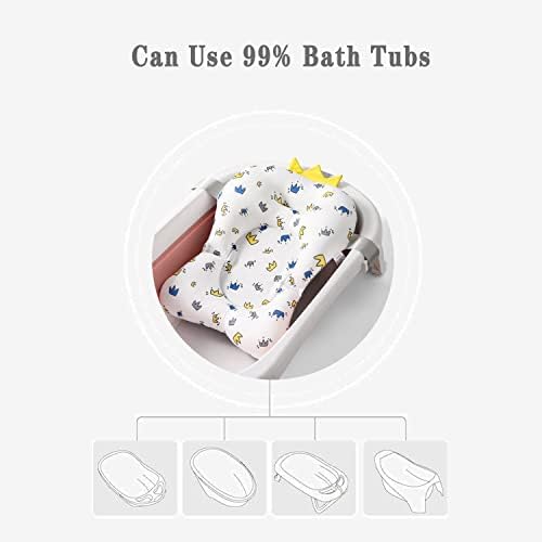 Baby Bath Pad, Soft Bathtub Mat, Adjustable Nonslip Newborn Toddler Bath Cushion - Image 5