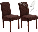 Genina Waterproof Dining Chair Covers Set of 2 Parsons Chair Slipcovers by Genina
