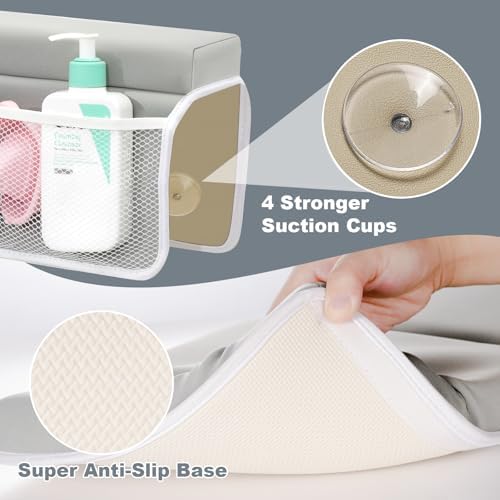 TOUA Comfortable Soft Baby Support Bathtub Kneeler Mat Knee Saver Cushion and - Image 3