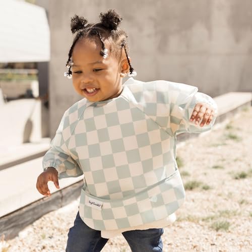 Tiny Twinkle Long Sleeve Bib for Babies & Toddlers | 2-Pack Waterproof Smock - Image 4