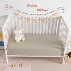 NTBAY Crib Muslin Fitted Sheets, 2 Pack, 28 x 52 - Image 5