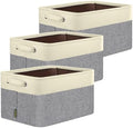 BALEINE 3 Pack Fabric Closet Storage Bins by BALEINE