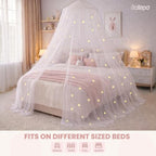 Bollepo Bed Canopy for Girls Bed - Image 2