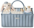Blissful Diary Baby Diaper Caddy Organizer, Stylish Storage Basket by BlissfulDiary