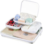 Clear Hard Shell Zipper Pouches, Hard Case Pouches by WELPIRT
