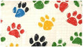 Shower Mat Non Slip, Dog Footprints Anti Slip Bath Mat by Anna+Cowper