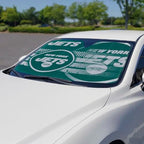 Fanmats NFL Windshield Sun Auto Shade, Sun Shield Sun Visor Accordion tri-fold - Image 2