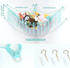 Stuffed Animal Hammock Corner, Hand-knitted Large Plushie Net Toy Hammock - Image 2