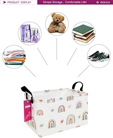 Rectangular Rainbow Storage Basket - Image 3