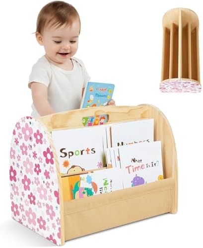 Toddler Bookshelf Double-Sided by Unknown