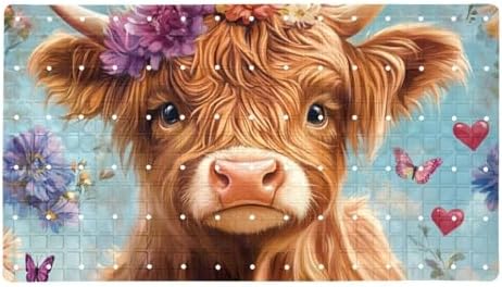 Shower Mat Bathtub Mat, 26.8x15.1 inch, Non-Slip Bath Mat by Anna+Cowper