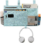 Surblue Bedside Caddy Hanging Bed Organizer Storage Bag Pocket - Image 2