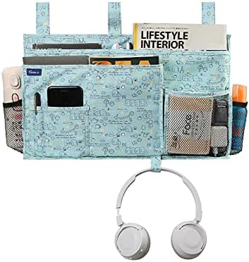 Surblue Bedside Caddy Hanging Bed Organizer Storage Bag Pocket - Image 2