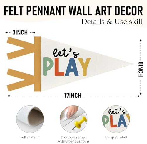 Kids Nursery Toddler Room Wall Decor Playroom Pennant Banner Flags - Image 6
