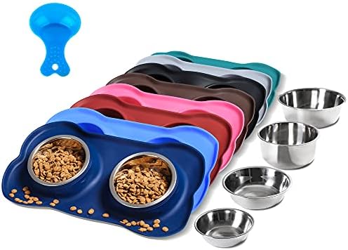 Hubulk Pet Dog Bowls 2 Stainless Steel Dog Bowl by Hubulk