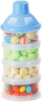 Accmor Formula Dispenser On The Go, 4 Compartments Stackable Formula Container - Image 4