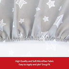 Pack and Play Sheets, Mini Crib Sheets, Stretchy Playard Fitted Sheet - Image 5