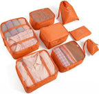 LANSKLBD 6/8 Set Packing Cubes for Suitcases Travel Luggage Packing Organizers by LANSKLBD