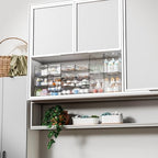 Yieach 2 Pack Clear Stackable Storage Drawers, 4.4'' Tall Acrylic Drawer - Image 5