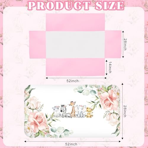 Hahafelt 3 Pcs Safari Animals Baby Crib Bedding Set - Image 3