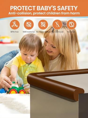 Baby Corner Protector Guards, 6.6FT 0.47'' Thick, Peel and Stick - Image 4