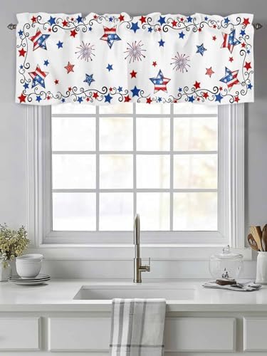 4th of July Kitchen Curtains Valances - Image 2