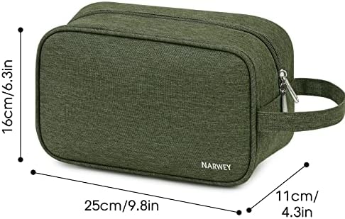 Narwey Travel Toiletry Bag for Women, Dopp Kit Men, Medicine Bag - Image 4