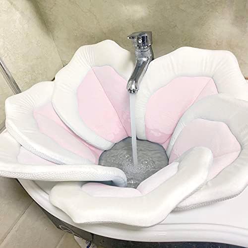 Baby Bath Pad for Infants & Newborns — Soft Petal Shape Bathtub & Sink Support - Image 3