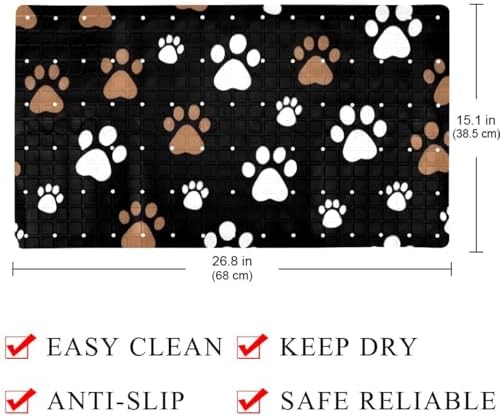 Non Slip Shower Mat Bathtub Mat 15.1x26.8 Inch, Quick Dry Bath Mat - Image 4