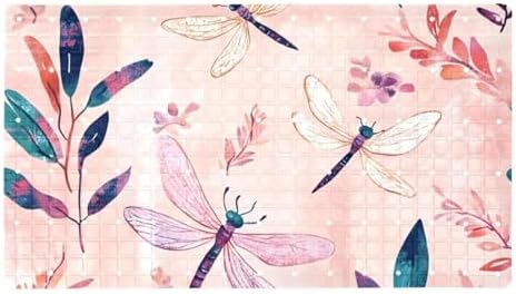 Bath Tub Shower Mat, Washable Bathtub Floor Mats, Suction Cups and Drain Holes by Anna+Cowper