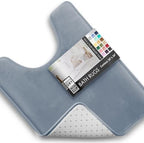 Clara Clark Bathroom Rugs, Velvet Memory Foam Bath Mat, Non-Slip Bath Rugs by ClaraClark