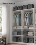 SONGMICS Storage Cubes, 11-Inch Foldable Closet Organizers - Image 2