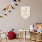 Girls Nursery Decor, Little Wildflower Pennant Hanger Banner - Image 3