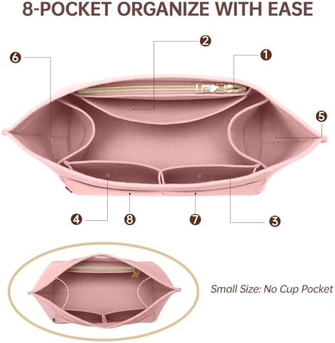 OPPOSHE Purse Organizer Insert for Longchamp Le Pliage, Premium Felt Long Champ - Image 4