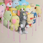 Stuffed Animal Net Hammock Corner, 55Inch Large No Drilling Plushie Net - Image 2