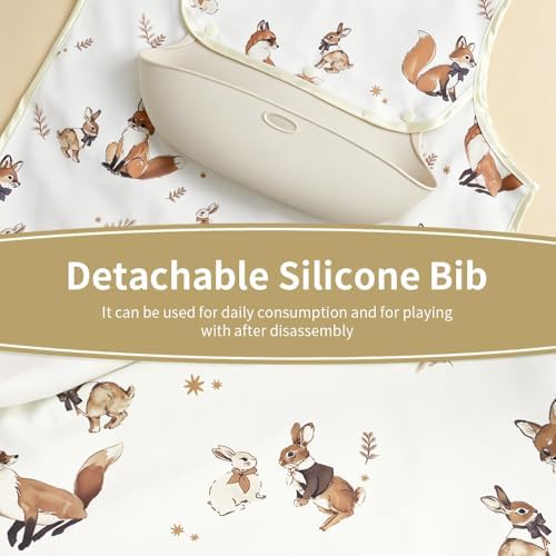 Baby Bib for Eating | Waterproof Baby Smock Bib Shirt | Baby Feeding & Baby - Image 5