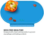 Silicone Placemat for Baby, Silicone Baby Toddlers Non-Slip Tablemats Stain - Image 3