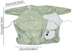 2-Pack Long Sleeve Baby Bib, Coverall Baby Bibs - Image 2