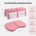 Odor-Free Baby Bath Kneeler and Elbow Rest Pad Set, 1.6'' Thick, Quickly Dry - Image 5