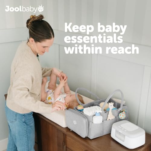 Jool Baby Tag-Along Diaper Caddy – Nursery Storage Organizer - Image 3