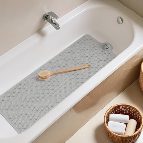 OTHWAY Bath Mat for Tub Non Slip: 39" X 17" Long Bathtub Mat - Image 2