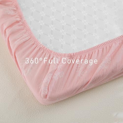Gllquen Baby Muslin Cotton Pack and Play Sheets 3 Pack - Image 5