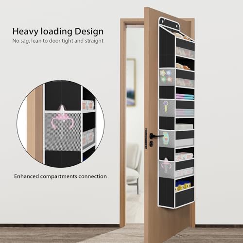 Univivi Fabric Over Door Hanging Organizer - Image 2