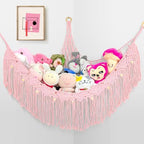 Large Stuffed Animal Hammock, Stuffed Animal Storage Toy Hammock Net by FLOCNOKY