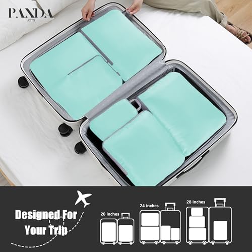 PANDA JOYS 4 Set Compression Packing Cubes Travel - Image 6