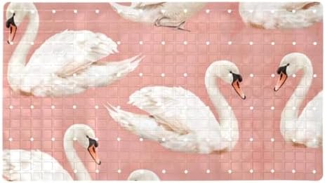 Bathtub Mat Non Slip 26.8x15.1 Inch, Machine Washable Shower Mats by Anna+Cowper