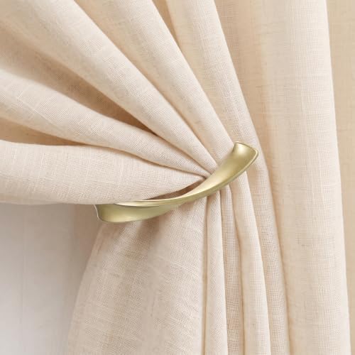 Sumnacon Curtain Holdbacks 2 Pcs Wall Mounted Curtain Tiebacks - Image 7
