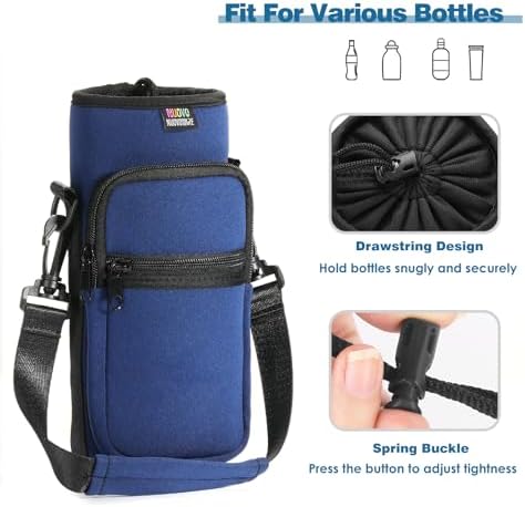 Nuovoware Water Bottle Carrier Bag, 40oz Neoprene Bottle Pouch Holder - Image 5