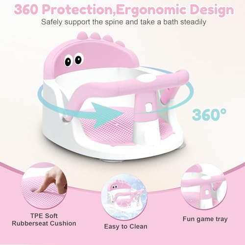 Baby Bath Seat for Babies 6 Months & Up Sitting Up - Image 4